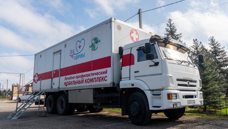 Выездной медицинский комплекс посетил село Овощи Туркменского округа
Фото: Александр Скрыпник / ИА «Победа26»