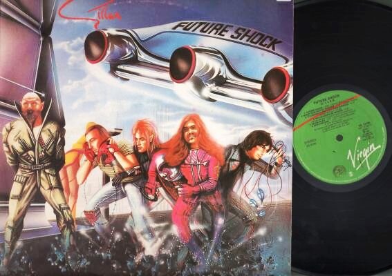 Итальянский виниловый выпуск альбома Gillan «Future Shock», 1981 г.
