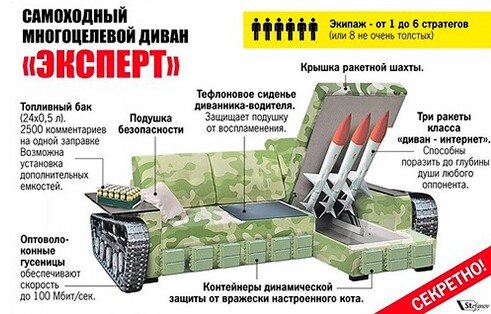 Комплекс диванного бойца