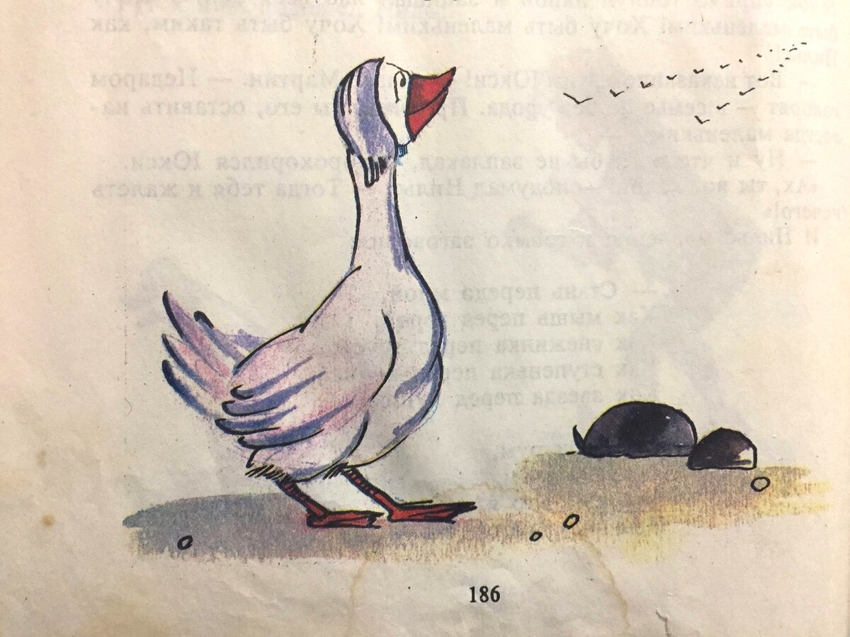 Первая иллюстрация к книге Путешествие Нильса с дикими гусями - Сельма Лагерлеф