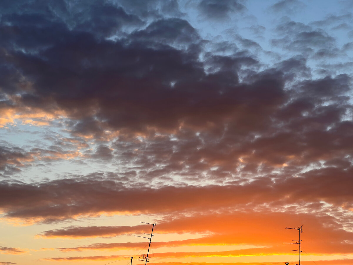 Шикарное вечернее небо
