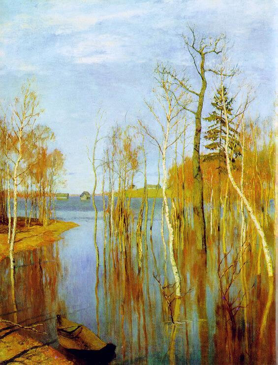 Исаак Левитан. Весна. Большая вода