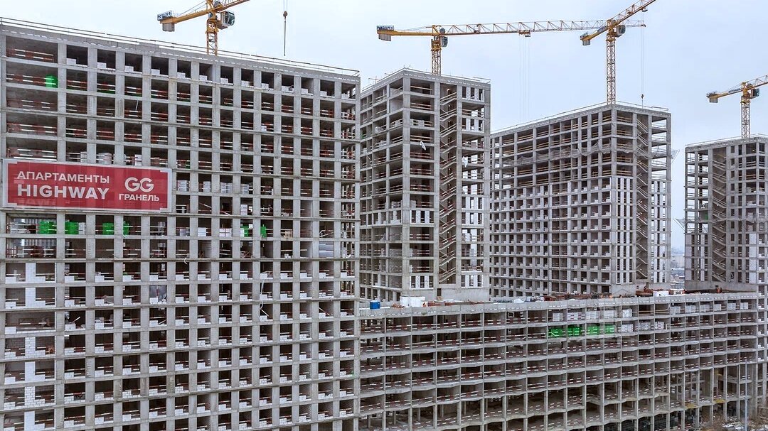 Апарт-комплекс HighWay – аэросъемка Новострой-М