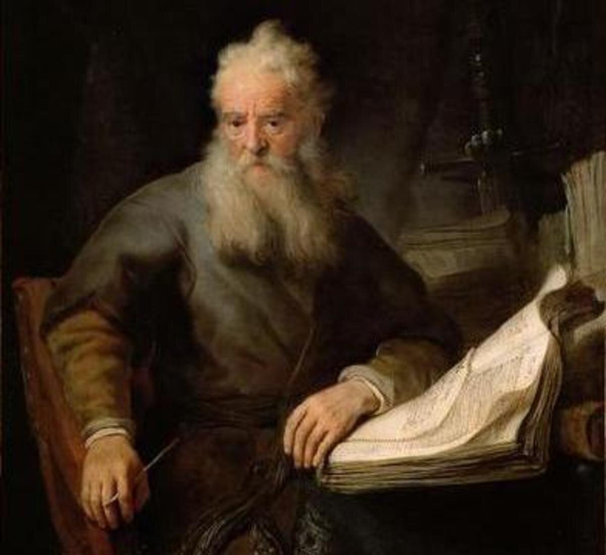 Деталь картины Святого Павла Рембрандта.Рембрандт [Общественное достояние], через Викисклад