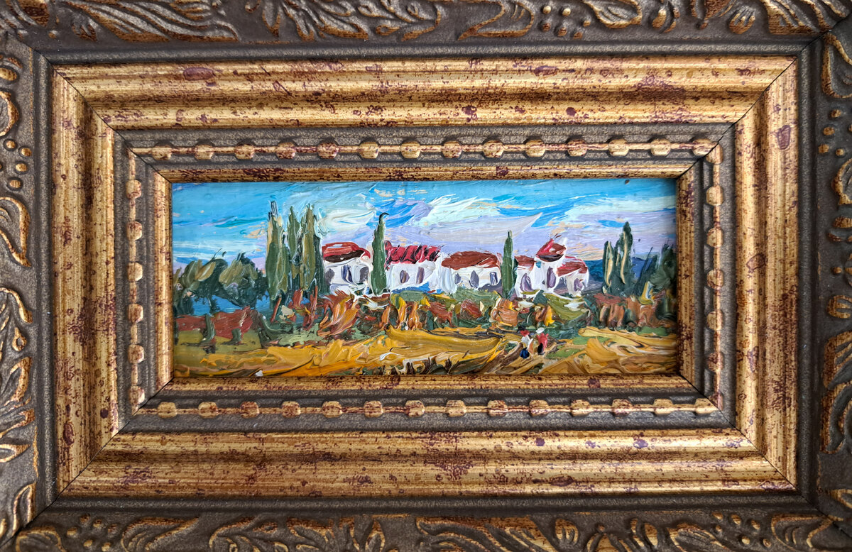 "В Тоскане"         холст.масло          6х12                продаётся