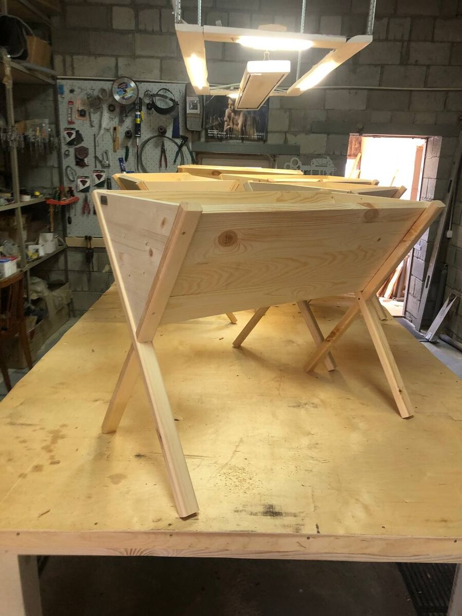 Вот такой комплект грядок на заказ уехал к поп-звезде