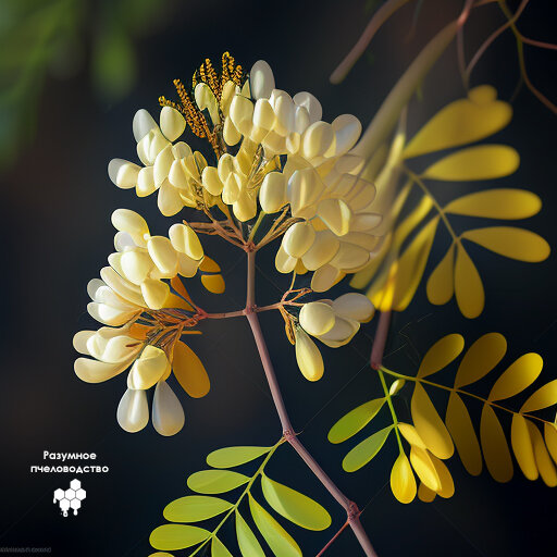 Белая акация как медонос