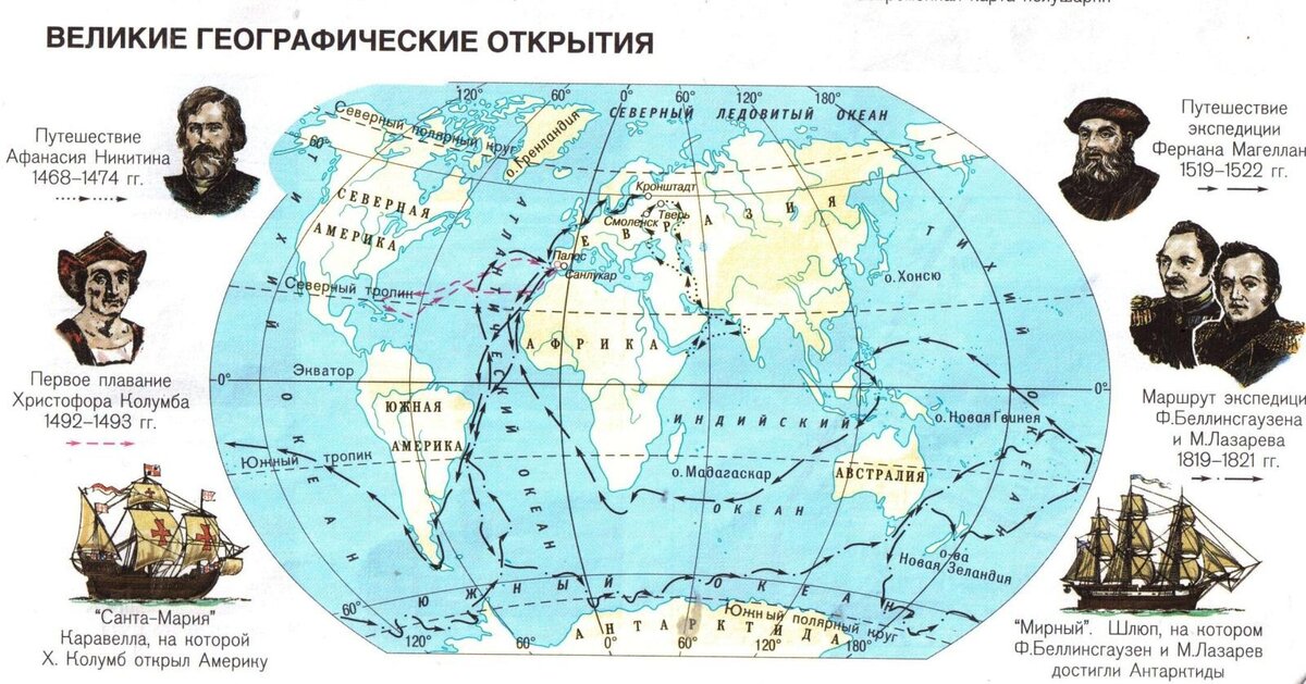 Путешествие мореплавателей