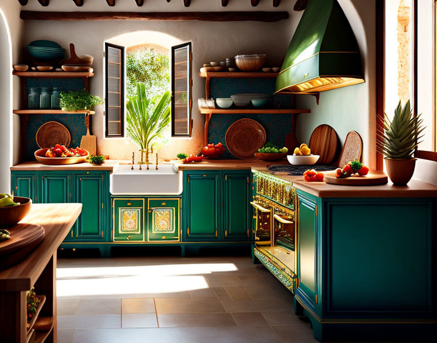 Дизайн кухни в средиземноморском стиле