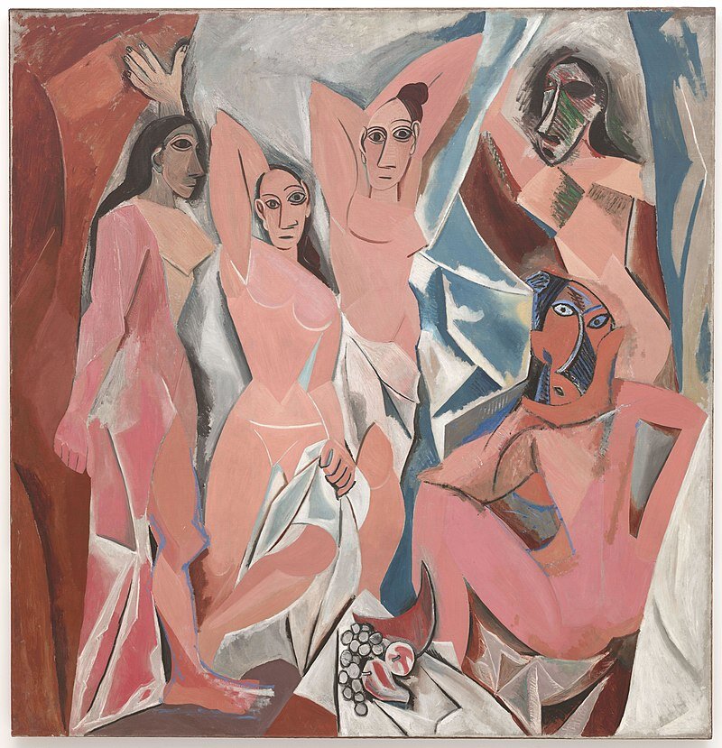 Пабло Пикассо. Авиньонские девицы, 1907. 