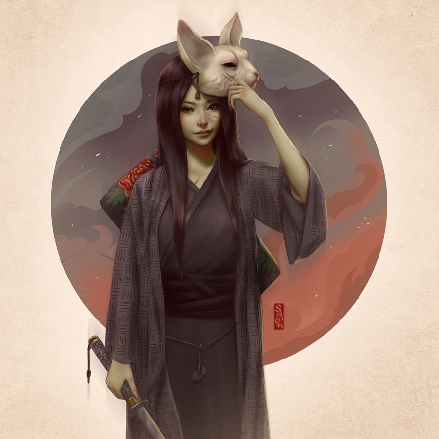 Кицунэ – один из самых популярных персонажей японской мифологии, обворожительная лиса-искусительница, про которую сложено много легенд.