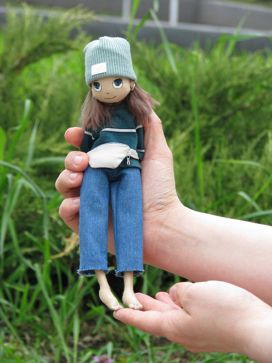 Текстильная кукла, bosonozhkadolls 