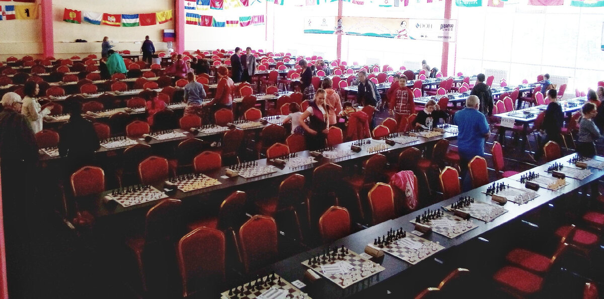 В этом зале проходило детское первенство России