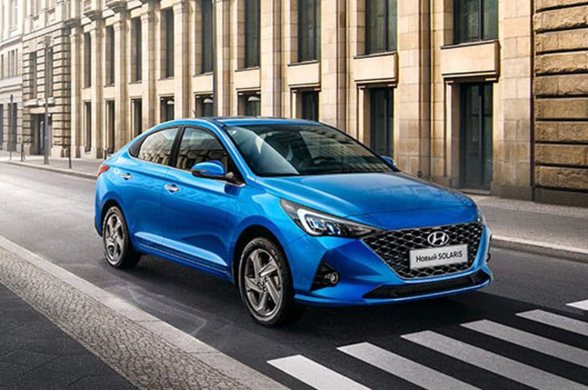    Hyundai Solaris.