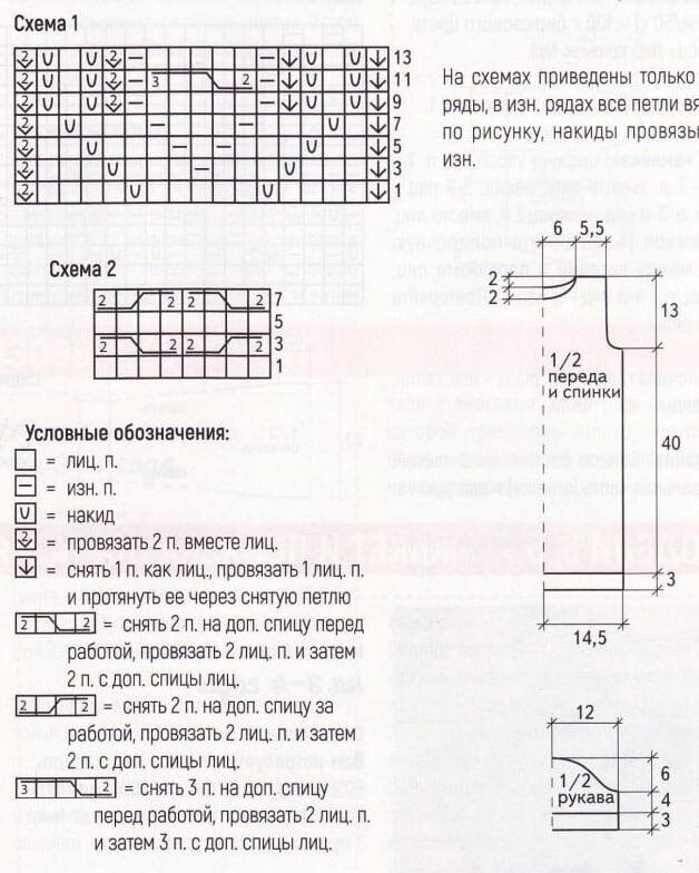 Журнал ксюша вязание спицами схемы и описание