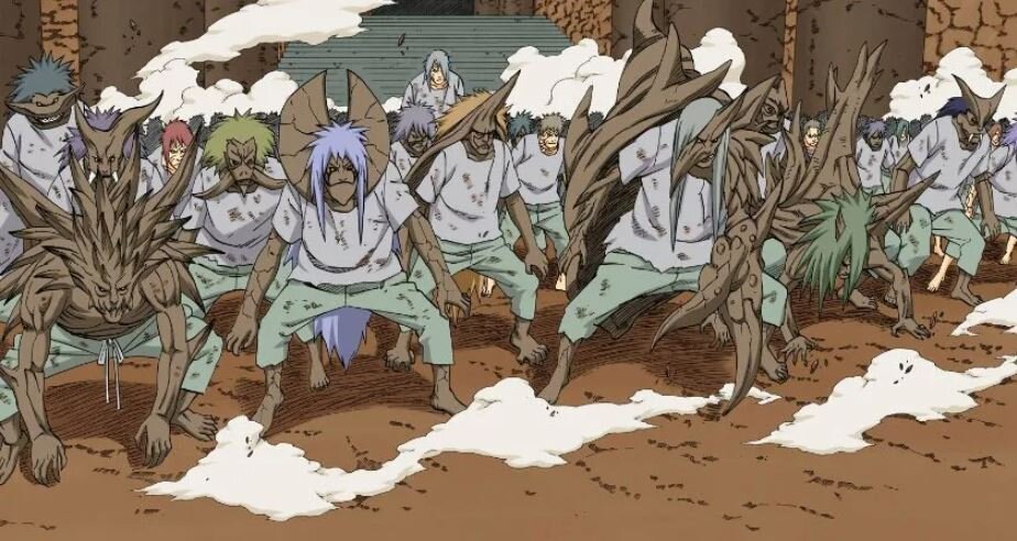 Эксперименты Орочимару- кадр из Аниме "Наруто"