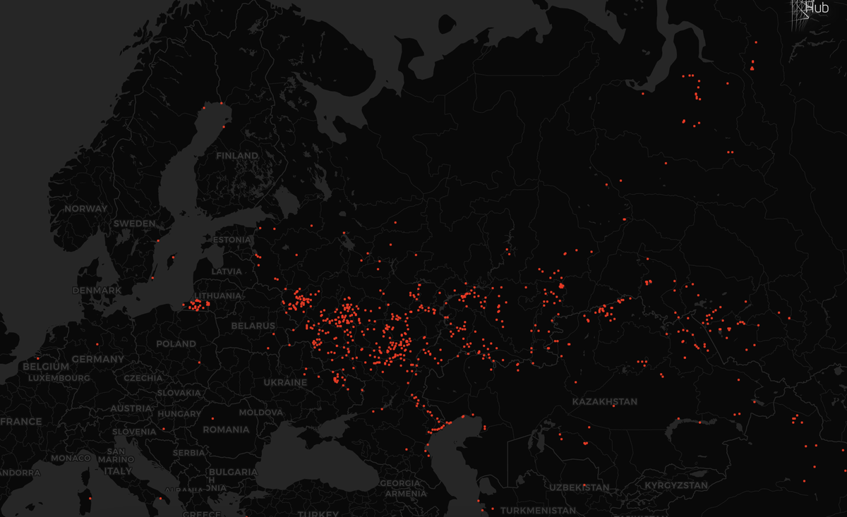 Карта обновляется в онлайн режиме. Взято с сайта maps.greenpeace.org - это международная организация, которой не надо всё валить на одну страну. На полуострове Индокитай у них на карте вообще чёрт знает что творится. 