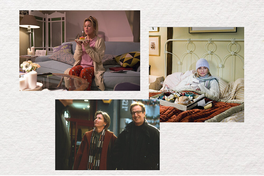    Кадры из фильмов «Дневник Бриджит Джонс», «Отпуск по обмену», «Реальная любовь»Кинопоиск