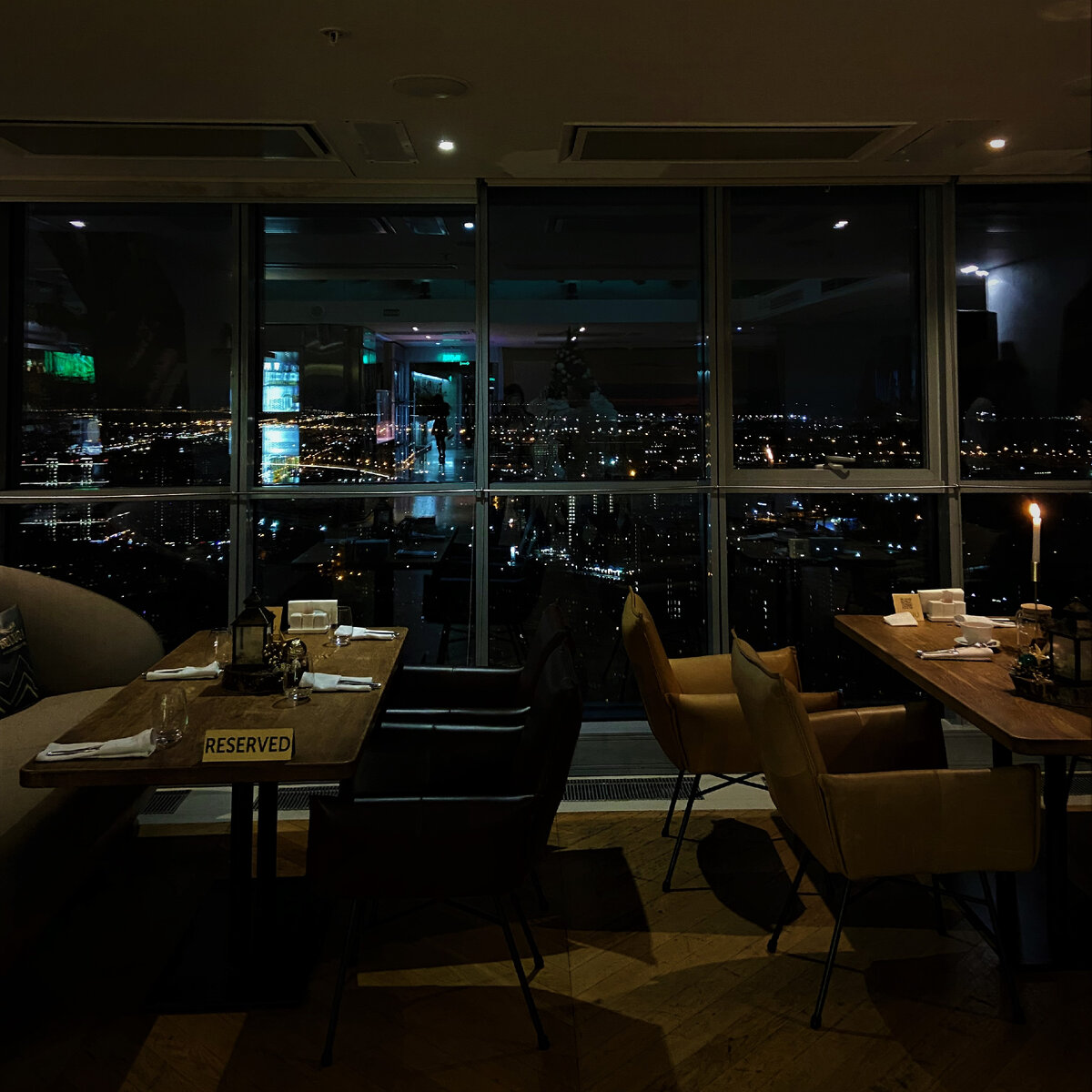 Ресторан "41 этаж". Вид на город