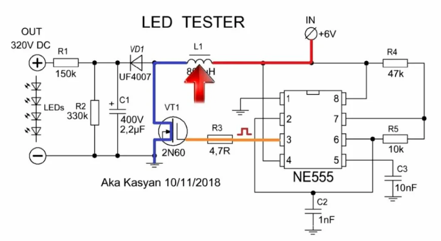 LED TESTER. Прибор для проверки светодиодов своими руками