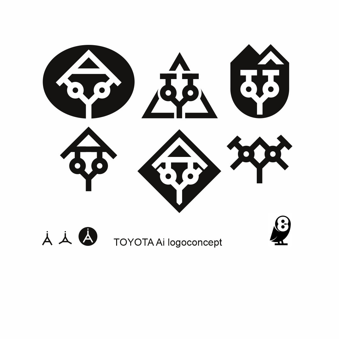 Toyota. Conceptual logo, Mikhail Golovachev and Konstantin Golovachev (1958-2010).