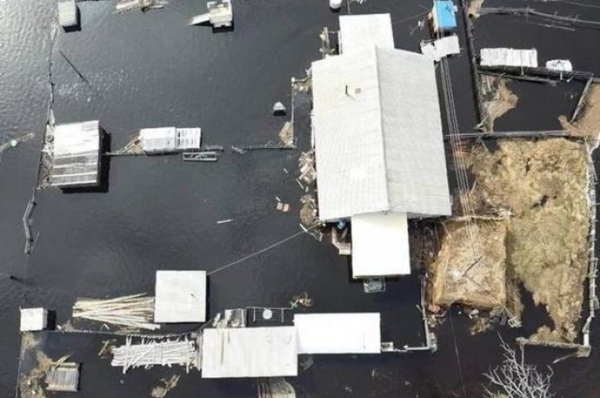    В подтопленных сёлах Горного района снизился уровень воды
