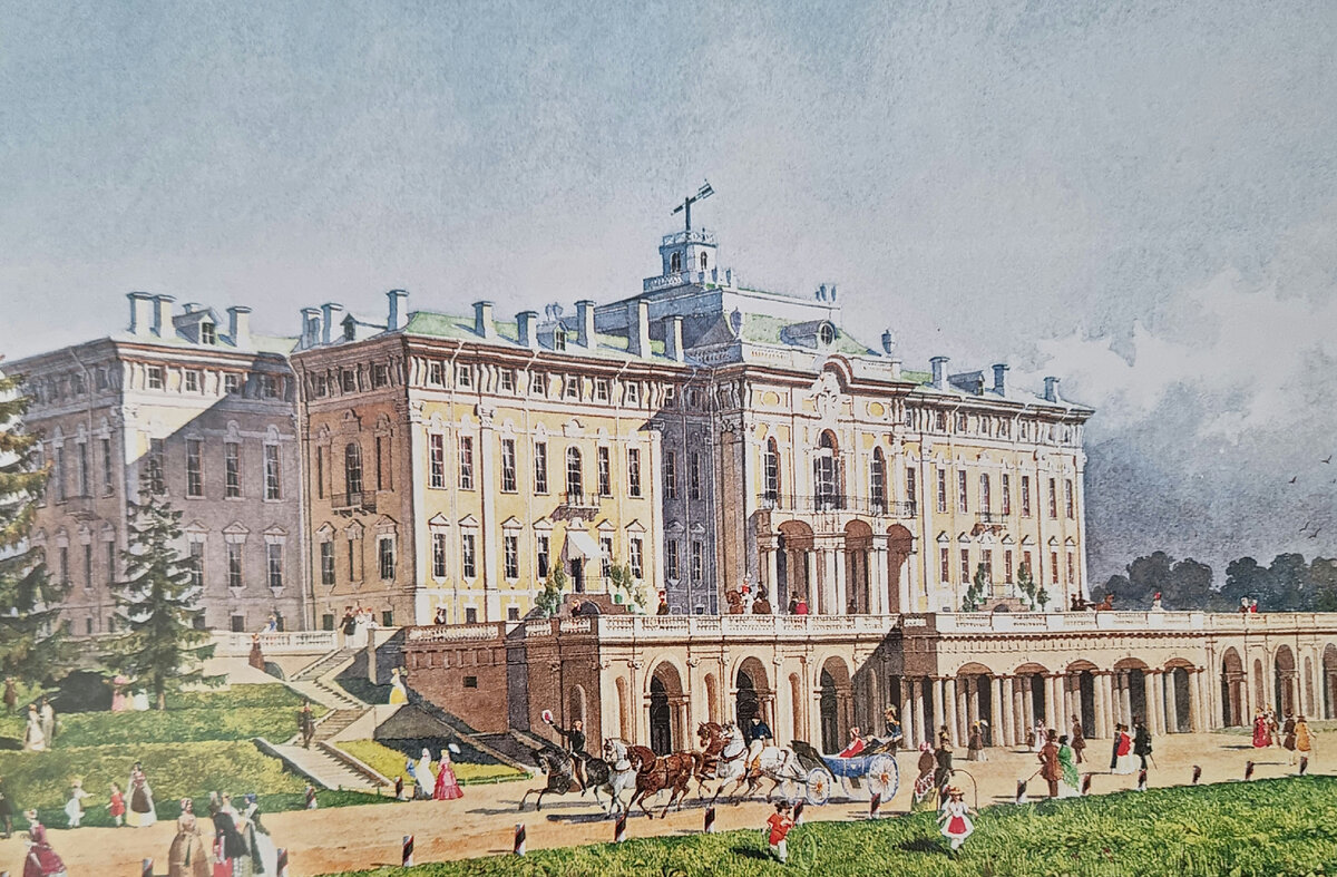 Макет Дворца в Стрельне, фото из буклета 