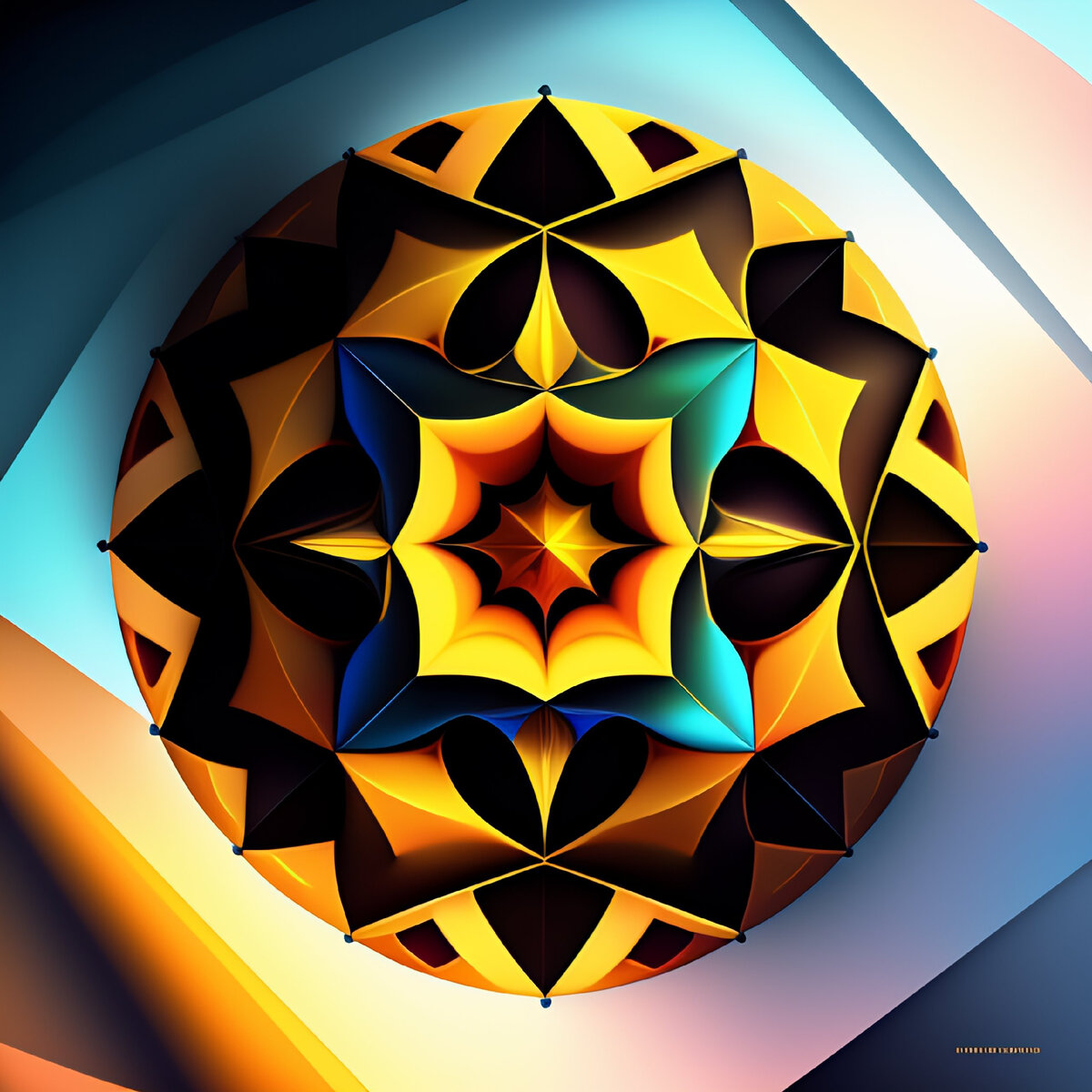 The mandala is one of the symbols of mindfulness