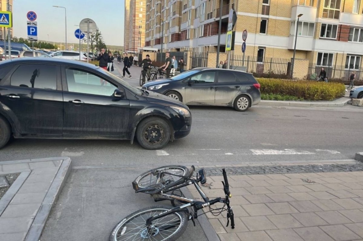    9-летнего велосипедиста сбил водитель иномарки на «зебре» в Екатеринбурге