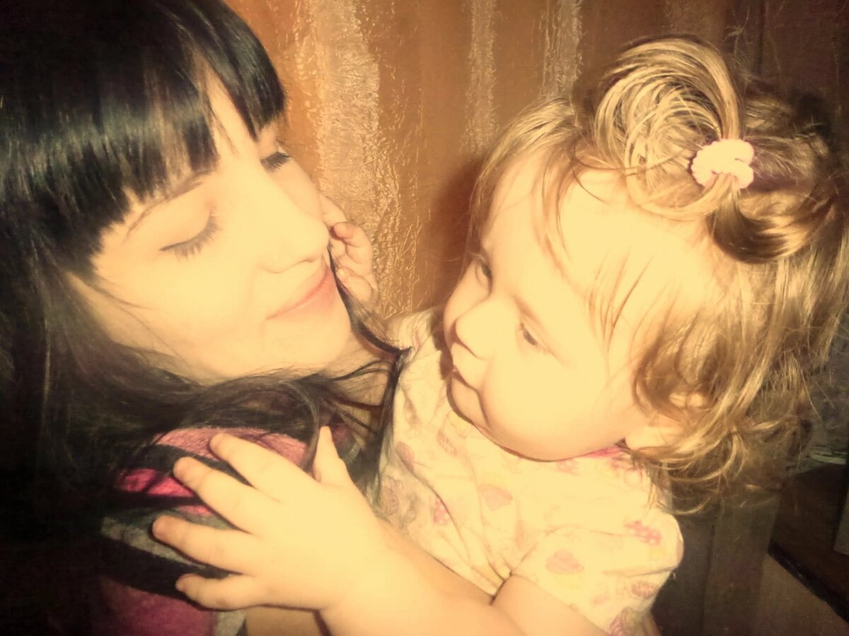 Я с доченькой 2014 год ♥️♥️