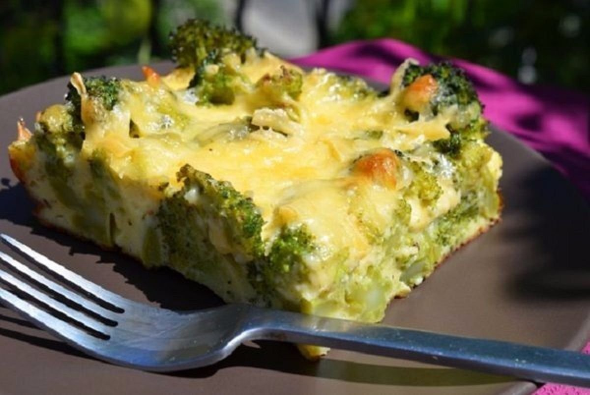 Запеканка из брокколи с сыром