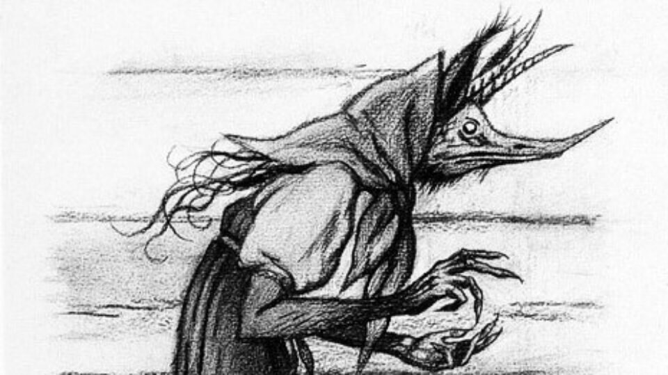 Иллюстрация к симфонической картине кикимора. Кикимора Билибин. Кикимора Лядова. Кикимора рисунок. Кикимора живопись.