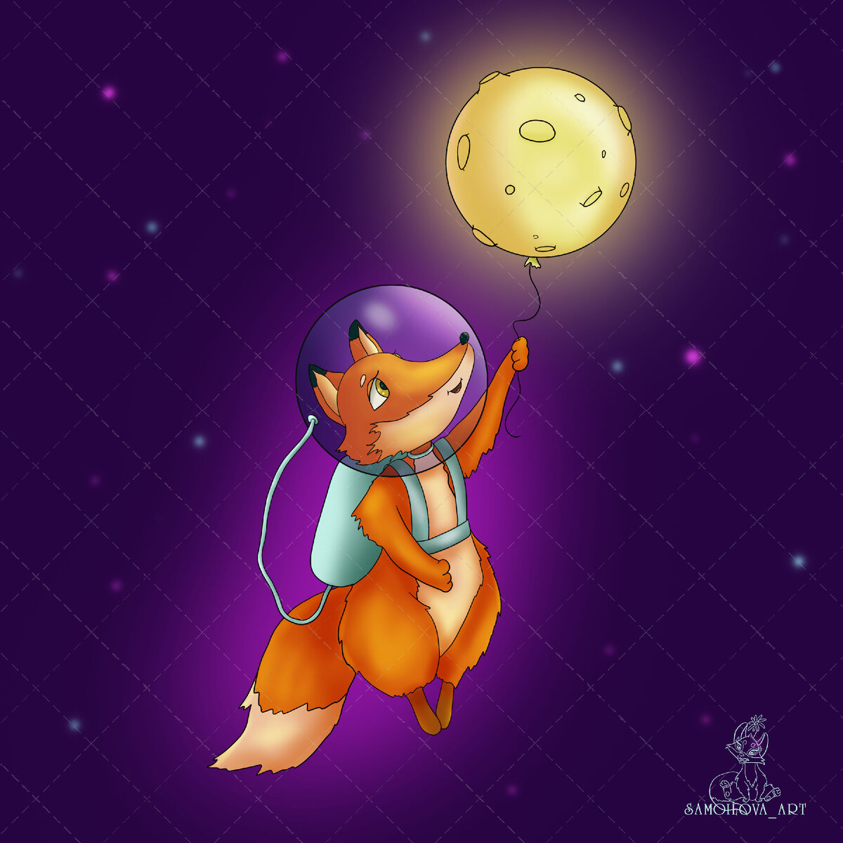 Лисичка-космонавт 