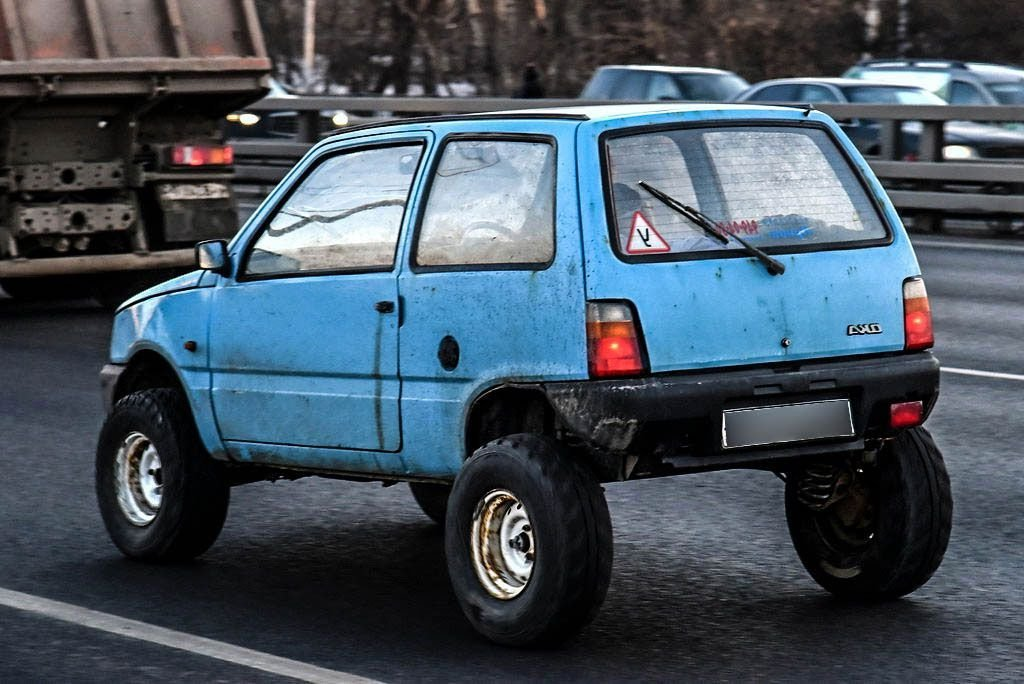 Авто самоделка 4х4 из запчастей ЛуАЗа, Оки и Жигулей (31 фото) | 4x4