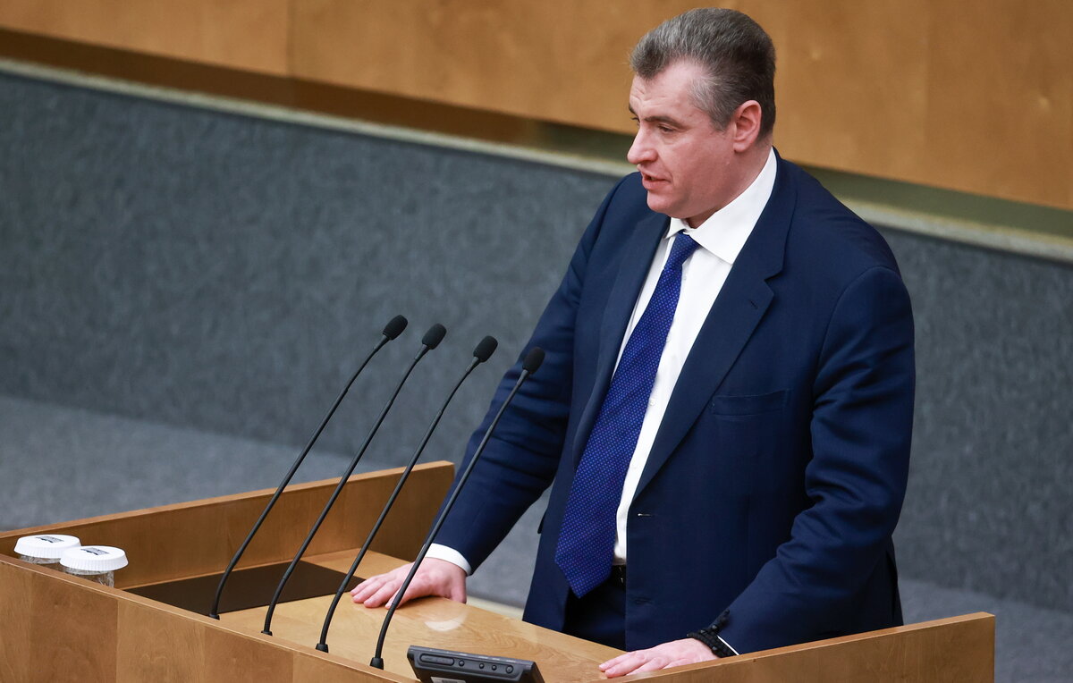    Глава комитета Госдумы по международным делам, лидер ЛДПР Леонид Слуцкий  Сергей Фадеичев/ТАСС