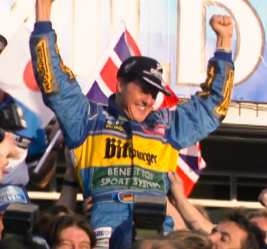 1995г. Подтверждение своего чемпионского титула в сезоне гран-при Формулы-1.