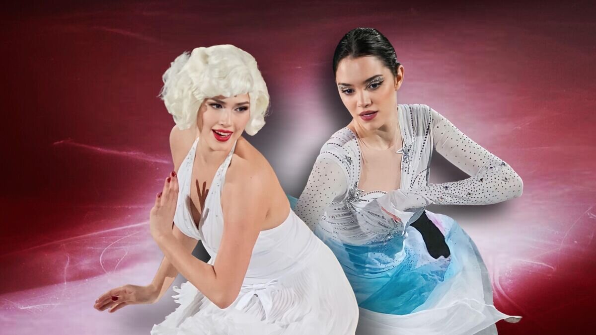    Алина Загитова и Евгения Медведева© Иллюстрация РИА Новости . РИА Новости / Александр Вильф