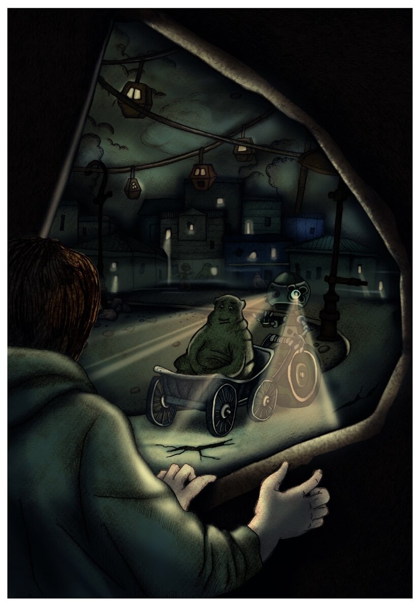 Мир Ждунов и Лазеров (илл. Наташи Васильевой)