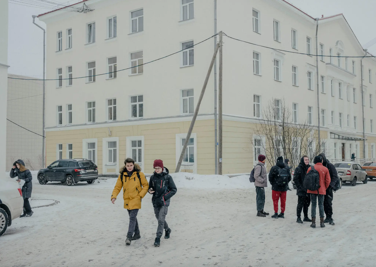 В университетском городке, где училась г-жа Кривцова, подавляющее большинство студентов, к которым обратился журналист New York Times, сказали, что не знают о её деле © Нанна Хайтманн для The New York Times