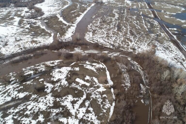    В Оренбургской области за паводком следят с помощью беспилотников Кристина Просвиркина