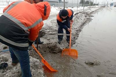    Дорожные службы Подмосковья устраняют подтопления © Пресс-служба Министерства транспорта и дорожной инфраструктуры Московской области