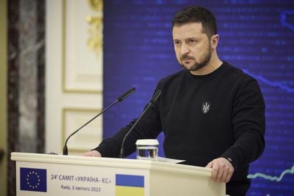    президент Украины Владимир Зеленский, Pool /Ukrainian Presidentia / globallookpress.com