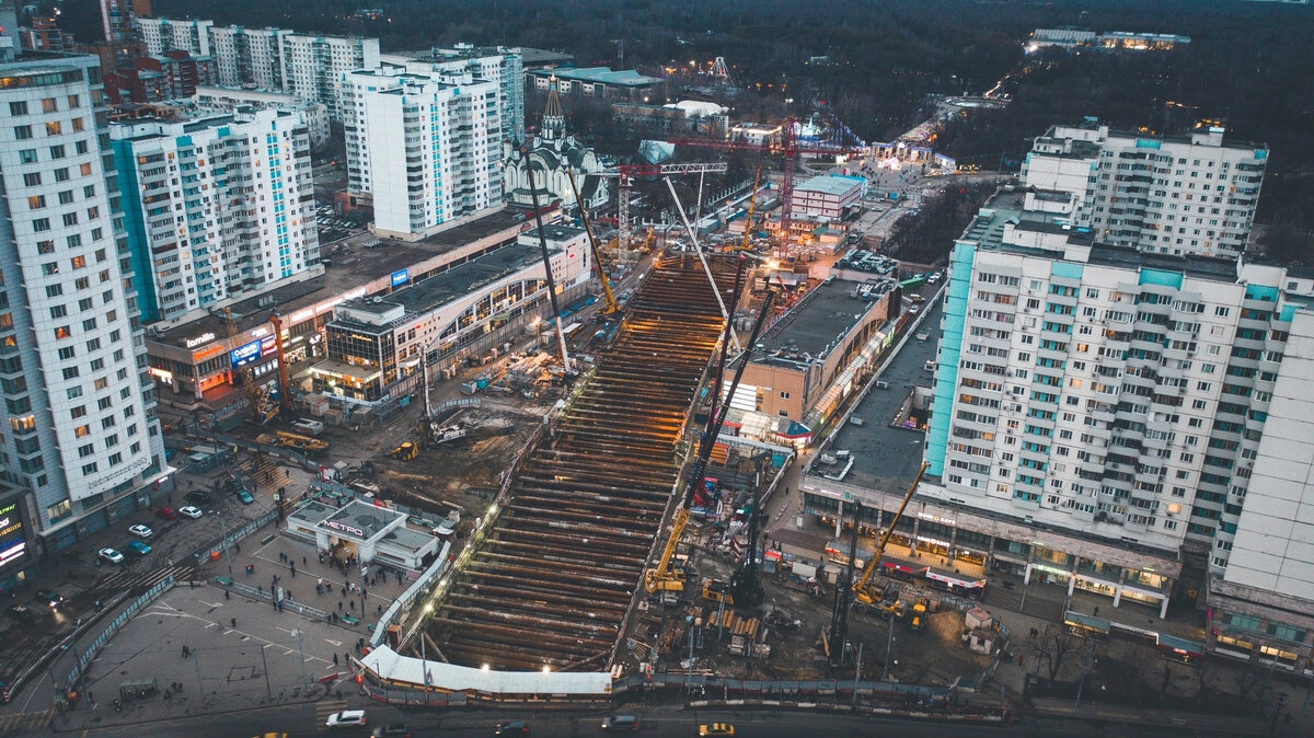 Хроника строительства станции 🚇 «Сокольники» 💍 Большой Кольцевой линии |  Развитие Метрополитена в Москве | Дзен