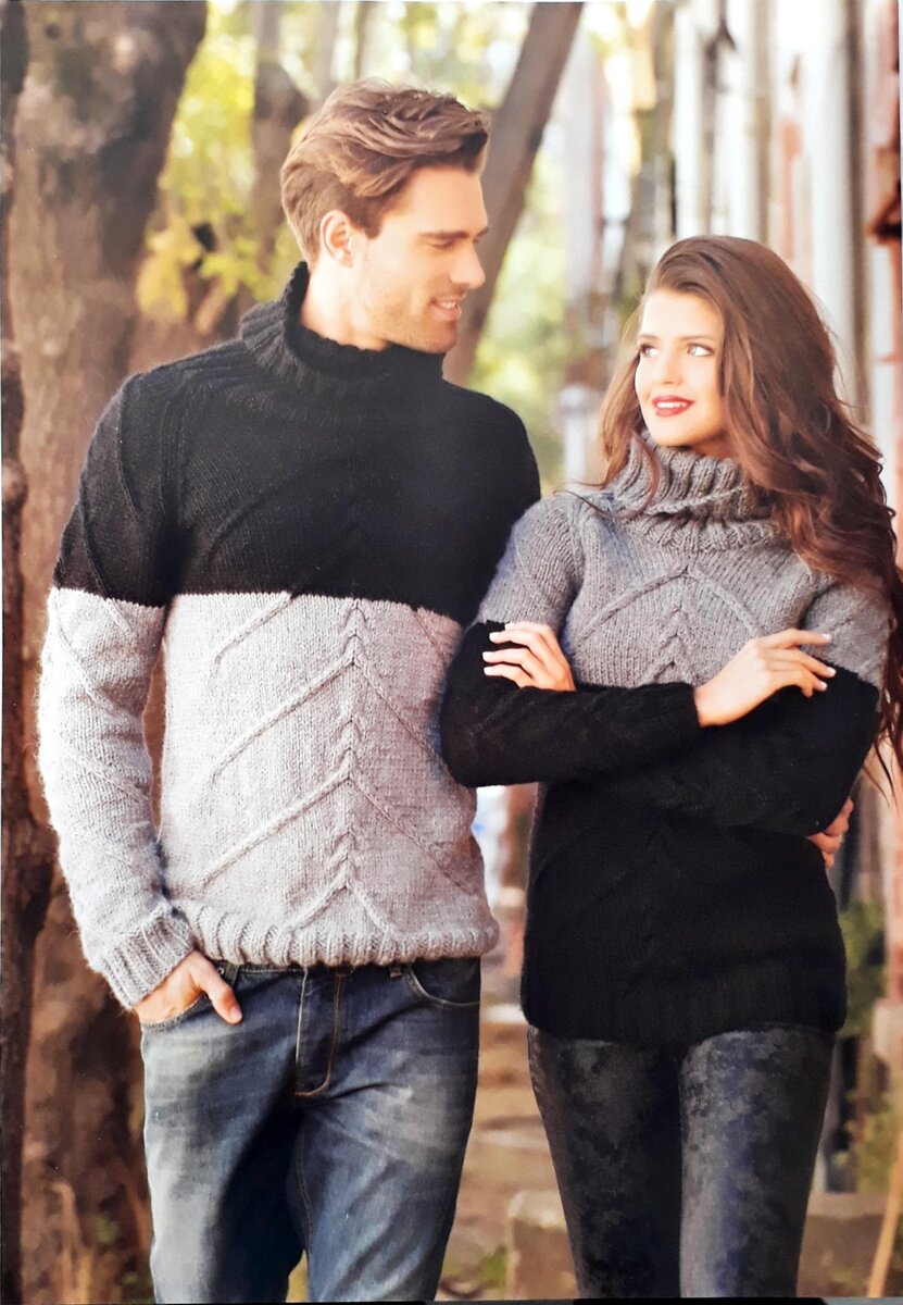 Свитеры с высоким воротником из журнала Kartopu