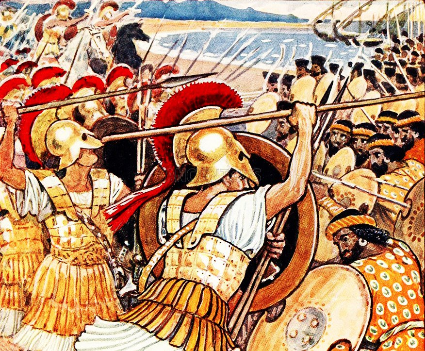 Марафонская битва в древней