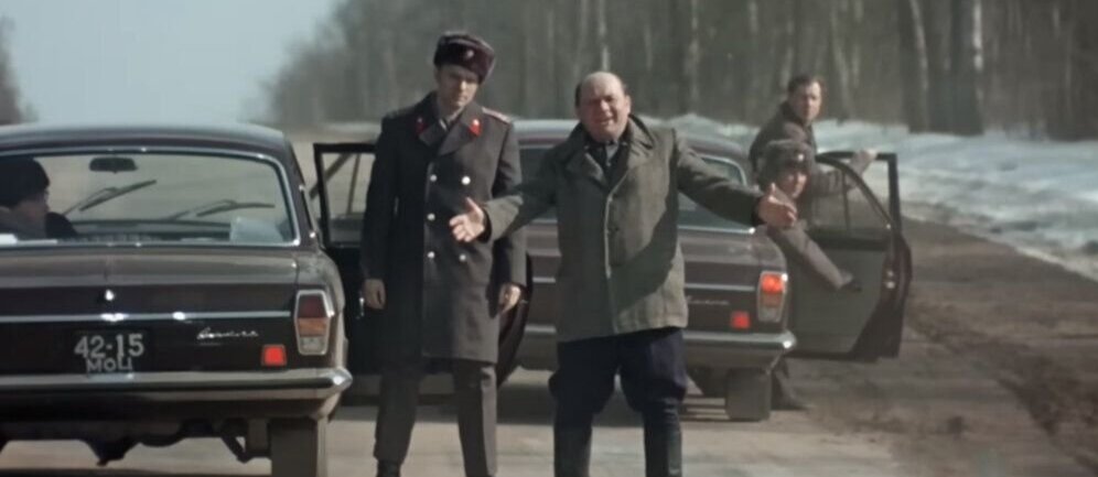 Кадр из х/ф "Джентльмены удачи"
