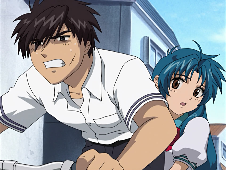 Кадр из аниме Стальная тревога!