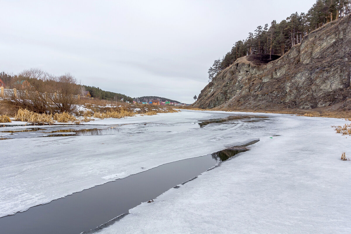 Река Миасс. г. Миасс, Машгородок.