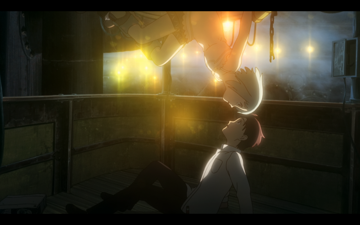 Кадр из аниме Патэма наоборот