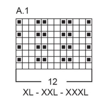 Начало вязания топа